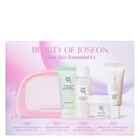 Beauty of Joseon - Glow Skin Essential Kit - Sejas Kopšanas Kosmētikas Komplekts - 20ml+40ml+30ml+20ml