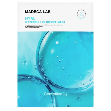 Centellian24 - Hyal Waterfull Glow Gel Mask - Mitrinošu Hidrogēla Sejas Masku Komplekts - 5x22ml