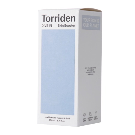 Torriden - Dive In - Low Molecular Hyaluronic Acid Skin Booster - Būsteris ar Hialuronskābi - 200ml