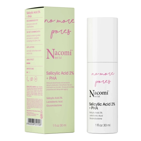  Nacomi - Next Lvl - 2% Salicilskābe + PHA - 30ml