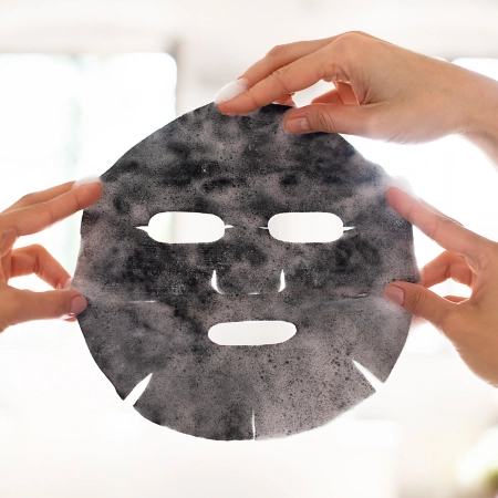 PIBU Beauty - Bubbling Charcoal Mask - Attīroša Auduma Sejas Maska - 27ml
