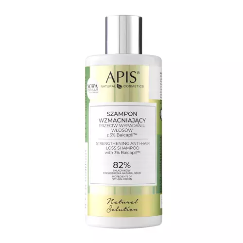 Apis - Natural Solution - Stiprinošs Šampūns Pret Matu Izkrišanu ar 3% Baicapil™ - 300ml