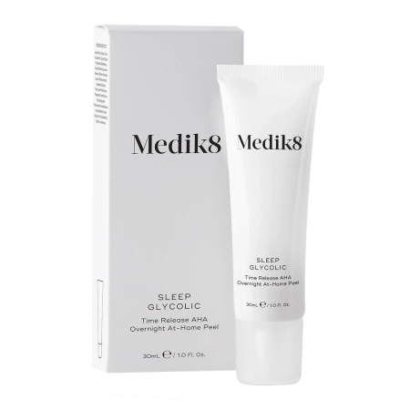 Medik8 - Sleep Glycolic - Nakts Pīlings ar Pakāpeniskas AHA Skābju Atbrīvošanās Tehnoloģiju - 30ml