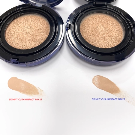 CUSKIN - Clean Up Skinfit Cushion Pact SPF50/PA++++ - Tonālais Līdzeklis Spilventiņā - No. 21 - 15g+15g