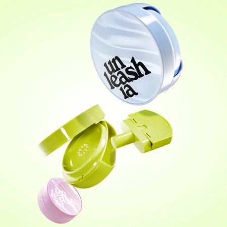 Unleashia - Satin Wear Healthy-Green Cushion -Uzpilde + Sūklītis - Samtains Tonālais Spilventiņā - 41N Butterum - 15g