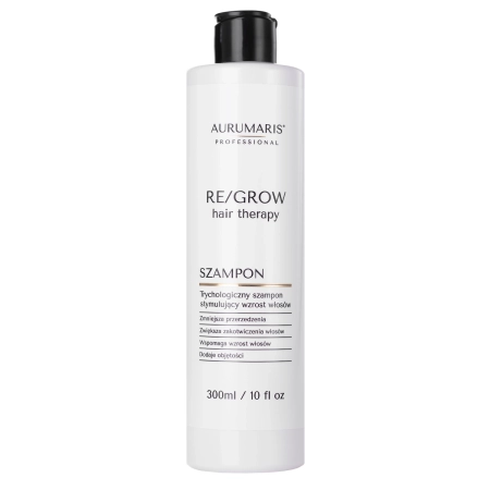 Aurumaris - Re/Grow Hair Therapy - Triholoģiskais Šampūns Matu Augšanas Stimulēšanai - 300ml