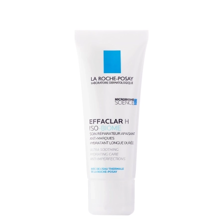 La Roche-Posay - Effaclar H Iso-Biome - Nomierinošs mitrinošs krēms pret ādasnepilnībām - 40ml