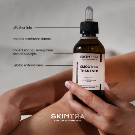 SkinTra - Smoother Than Ever - Serums ar 12% Pienskābi Ķermenim un Sejai - 100ml