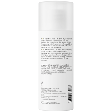 Geek & Gorgeous - Cheer Up - Vidējs Eksfoliants Kombinētai un Ādai ar Akne ar 6% Mandeļskābēm un BHA - 100ml