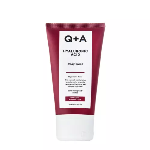 Q+A - Hyaluronic Acid Body Wash - Mitrinoša ķermeņa mazgāšanas želeja ar hialuronskābi - 50ml