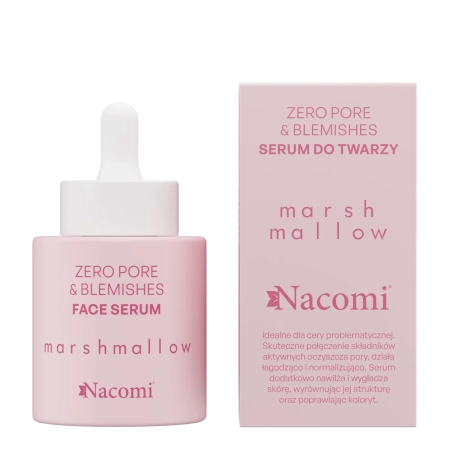 Nacomi - Zero Pore & Blemishes - Sejas Serums - Marshmallow - 30ml
