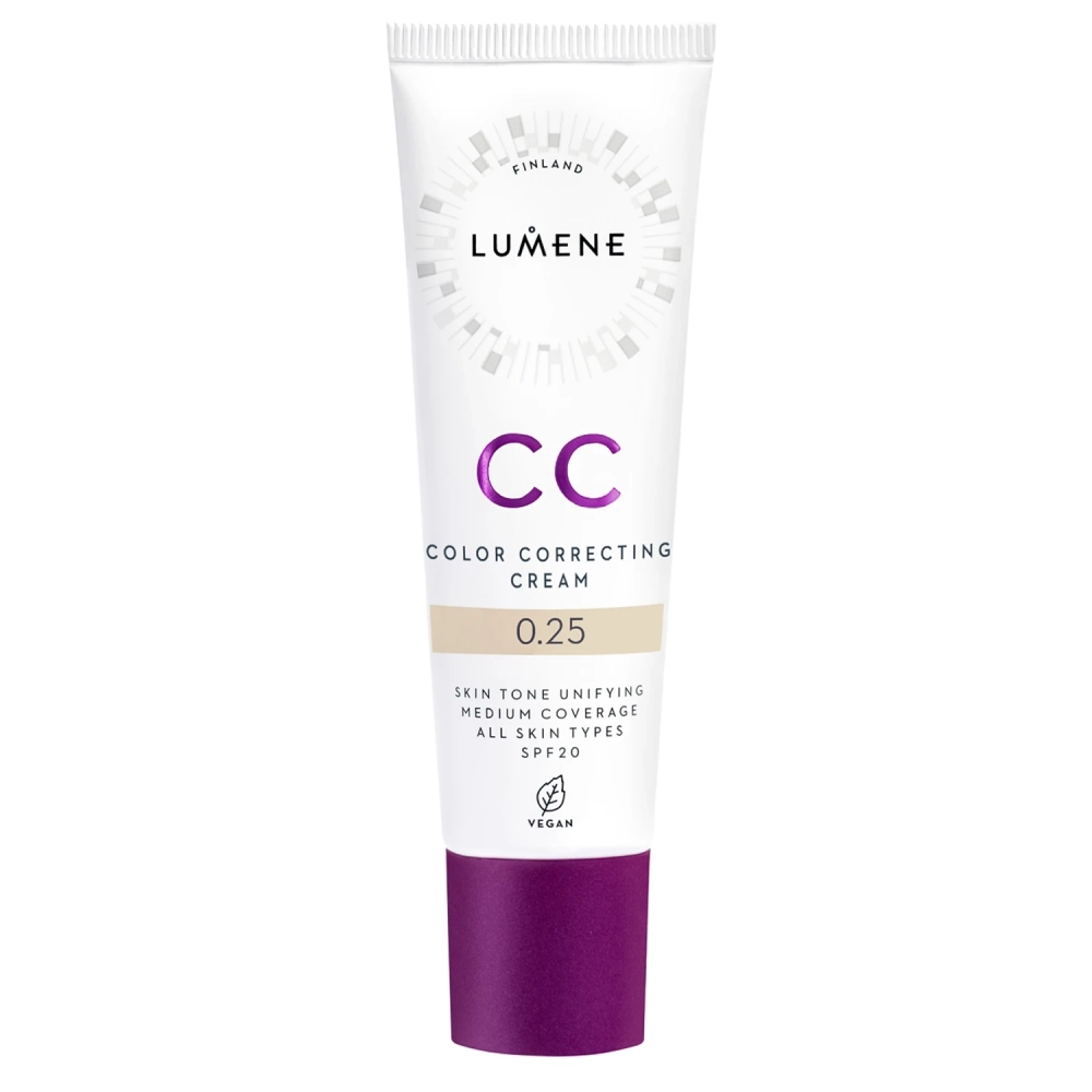 Lumene - CC Color Correcting Cream SPF 20 - Koriģējošs CC Krēms - 0,25 - 30ml