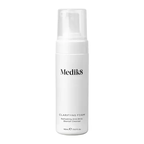 Medik8 - Clarifying Foam - Refreshing AHA/BHA - Blemish Cleanser - Attīrošas Putas ar Skābēm - 150ml