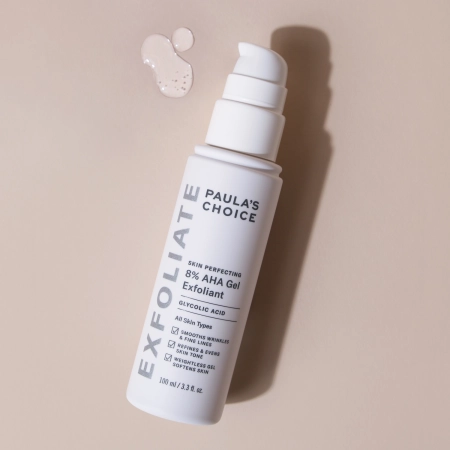 Paula's Choice - Skin Perfecting - 8% AHA Gel Exfoliant - Eksfoliējoša Želeja ar 8% Glikolskābi - 100ml