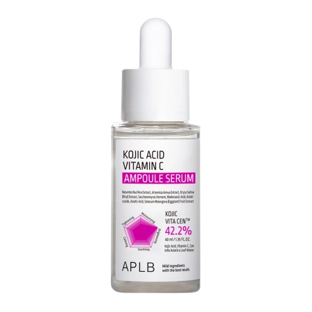 APLB - Kojic Acid Vitamin C Ampoule Serum - Atjaunojošs Serums Sejai - 40ml