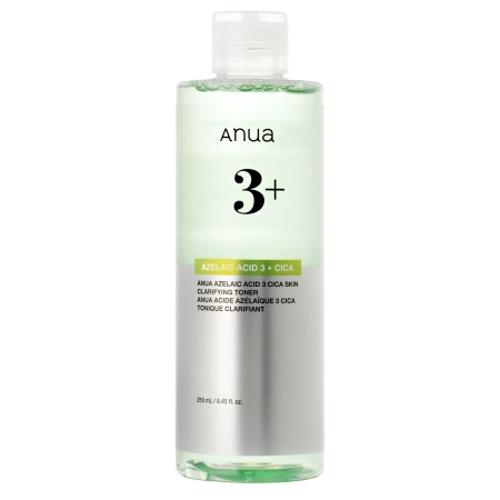 Anua - Azelaic Acid 3 Cica Skin Clarifying Toner - Toniks Nepilnību Mazināšanai - 250ml