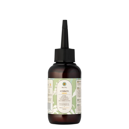 HairTry - Hydrate Hero - Mitrinošs un Nomierinošs Losjons Galvas Ādai ar NMF Kompleksu un Ektīnu - 100ml