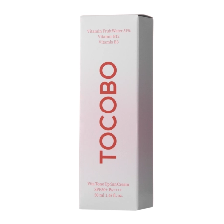 Tocobo - Vita Tone Up Sun Cream SPF50+ PA++++ - Tonējošs Sauleskrēms - 50ml