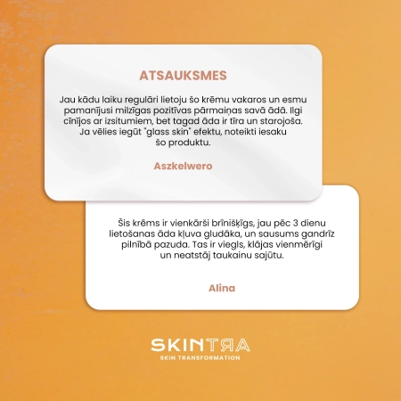 SkinTra - Let Your Skin Drink Up - Prebiotisks Mitrinošs Krēms - Pudelīte 50ml