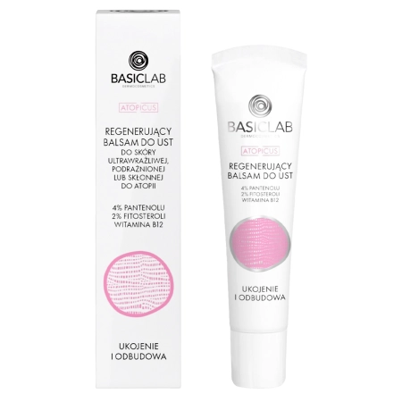 BasicLab - Atopicus Regenerējošs Lūpu Balzams - 15ml