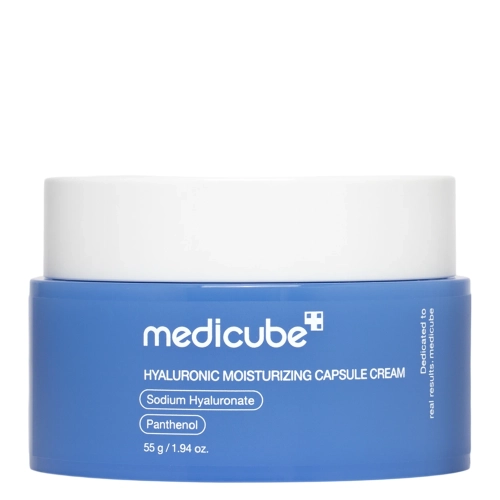 Medicube - Hyaluronic Moisturizing Capsule Cream - Mitrinošs Krēms Kapsulās Ar Hialuronskābi - 55g
