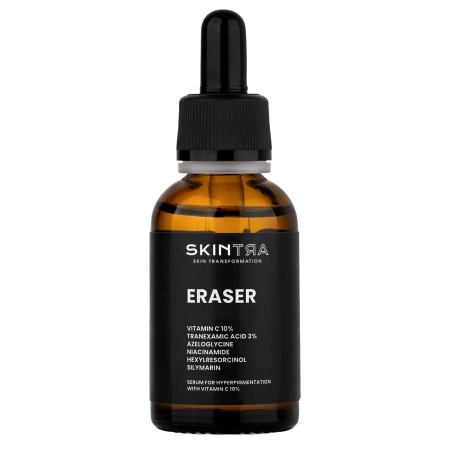 SkinTra - Eraser - Pigmentāciju Mazinošs Serums ar 10% C Vitamīnu - 30ml