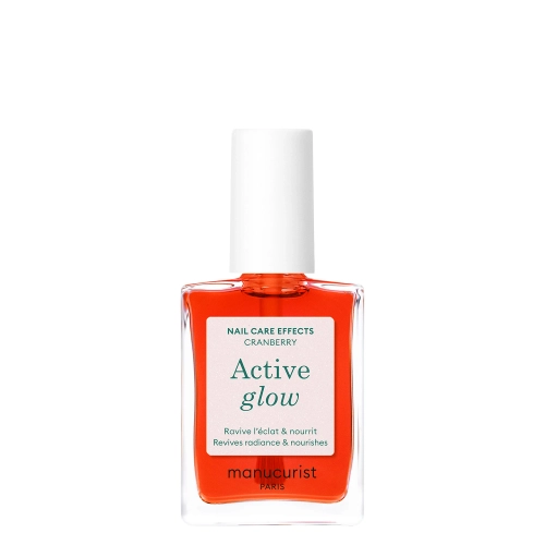 Manucurist - Active - Active Glow - Kopjoša Laka 2in1 - Cranberry - 15ml