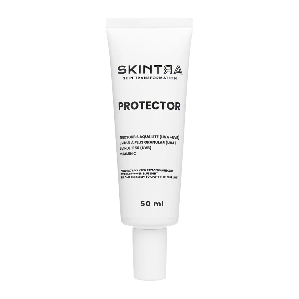 SkinTra - Protector - Kopjošs Saules Aizsargkrēms SPF 50+/PA++++, IR, BLUE LIGHT - 50ml