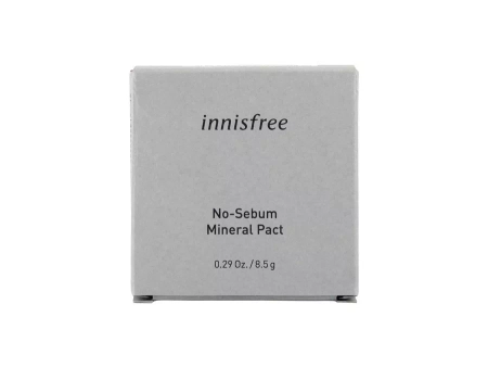 Innisfree - No Sebum Mineral Pact - Minerālais Kompaktpūderis - 8,5g