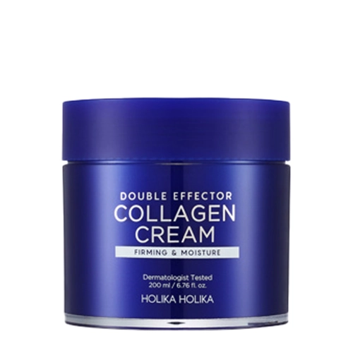 Holika Holika - Double Effector Collagen Cream - Pretgrumbu Krēms ar Kolagēnu an Hialuronskābi - 200ml