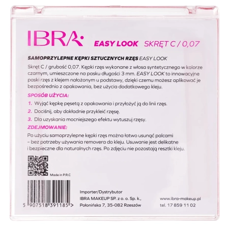 Ibra Makeup - Pašlīmējoši Skropstu Pušķīši - Easy Look - 3mm