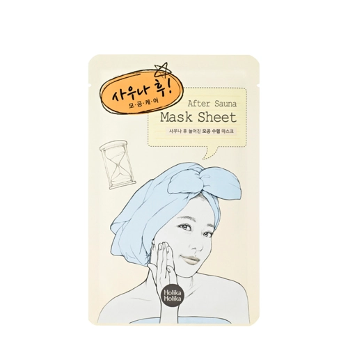 Holika Holika - After Mask Sheet - After Sauna - Intensīvi Mitrinoša Auduma Maska - 30g