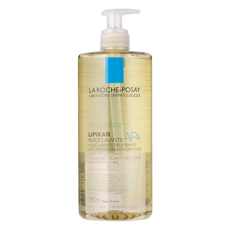 La Roche-Posay - Lipikar Cleansing Oil AP+ - Lipikar Attīrošā eļļa ķermenim AP+ - 750ml