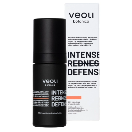 Veoli Botanica - Intense Redness Defense - Barojošs un Stiprinošs Krēms Paplašinātiem Kapilāriem - 30ml