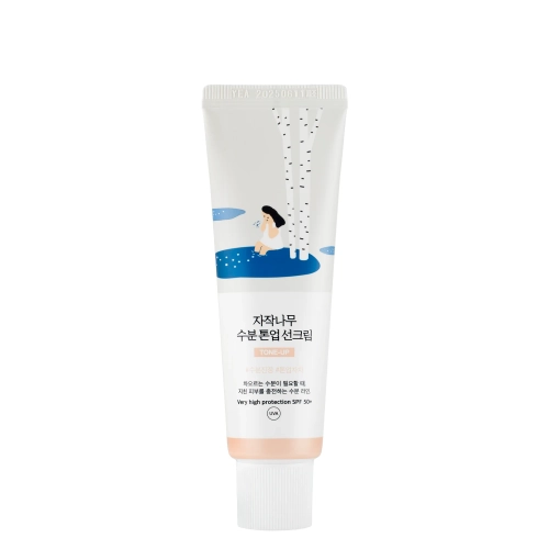 Round Lab - Birch Moisture Tone-Up Sunscreen - Tonizējošs Saules Aizsargkrēms - 50ml