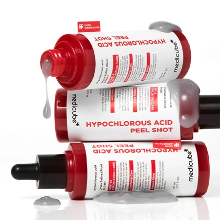 Medicube - Hypochlorous Acid Peel Shot - Atjaunojošs un Nolobošs Serums - 80ml