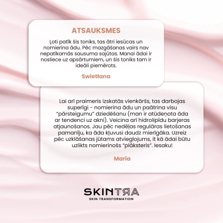 SkinTra - Skin Calmer - Nomierinoša Esence - Toniks ar Keramīdiem - 100ml