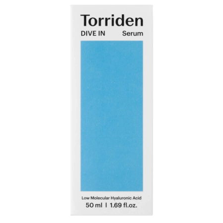 Torriden - Dive-In - Low Molecule Hyaluronic Acid Serum - Mitrinošs Serums ar Zemas Molekulmasas Hialuronskābi un Keramīdiem - 50ml