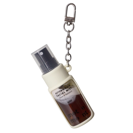 Motomont - Silicone Keyrings+Afternoon Facial Mist - Mitrinoša un Fiksējoša Grima Migliņa ar Futrāli - 20ml+1gab