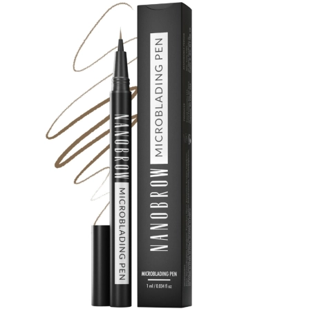 Nanolash - Nanobrow Microblading Pen - Uzacu Marķieris - Warm Brown - 1ml