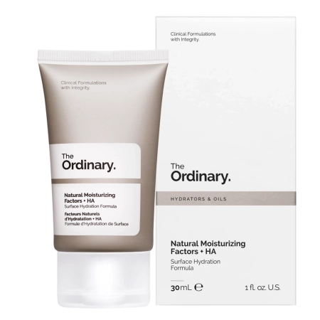 The Ordinary - Natural Moisturizing Factors + HA - Mitrinošs Krēms Sejai ar Hialuronskābi - 30ml