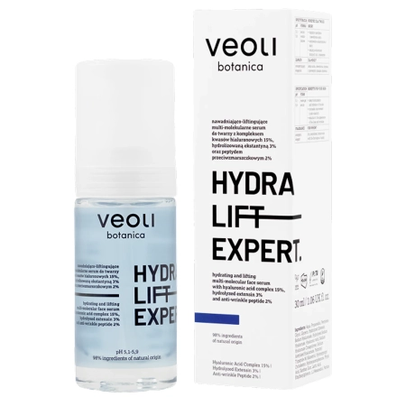 Veoli Botanica - HYDRA LIFT EXPERT - Mitrinošs Multi-Molekulārais Liftinga Serums Sejai - 30ml