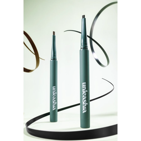 Unleashia - Easy Glide Flat Eyeliner - Plakanais Acu Laineris - 02 Brown Mood - 0,15g