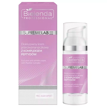 Bielenda Professional - Supremelab - Pro Age Expert - Exclusive Anti-Wrinkle Cream with Peptide Complex - Ekskluzīvs Pretgrumbu Krēms ar Peptīdu Kompleksu - 50ml