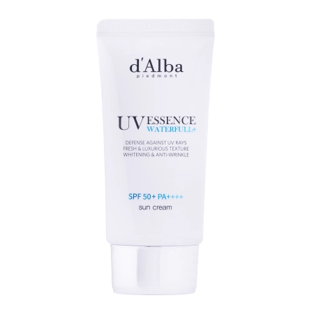d'Alba - Waterfull Essence Sun Cream SPF 50+ PA++++ 50ml - Mitrinošs Sejas Krēms ar Aizsargfiltru - 50ml