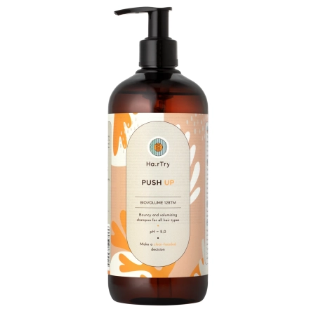 HairTry - Push Up - Šampūns Matu Elastībai un Apjomam - 500ml