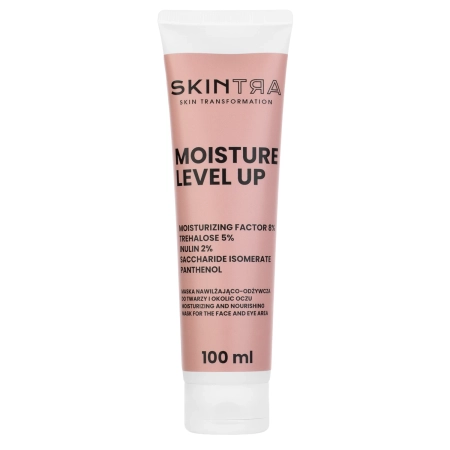 SkinTra - Moisture Level Up - Mitrinoša un Barojoša Maska Sejai un Acu Zonai - 100 ml