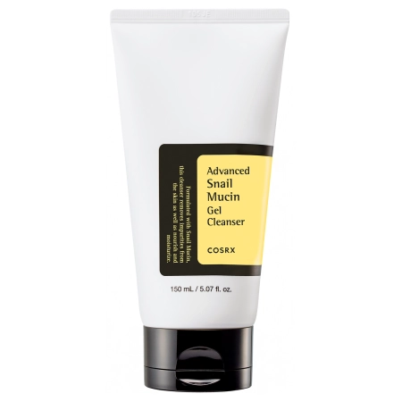 COSRX - Advanced Snail Mucin Power Gel Cleanser - Maiga Sejas Mazgāšanas Želeja ar Gliemežu Gļotām - 150ml