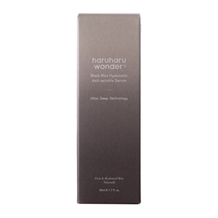 Haruharu Wonder - Black Rice Hyaluronic Anti-Wrinkle Serum - Pretgrumbu Sejas Serums ar Rīsu Ekstraktu - 50ml