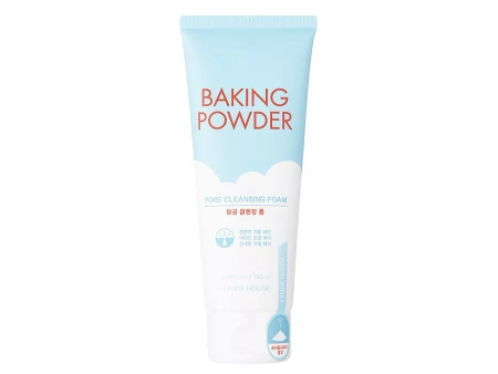 Etude House - Baking Powder Pore Cleansing Foam - Trīskāršas Iedarbības Attīrošas Putas Sejai ar Sodu - 160ml